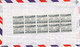 Bangladesh Air Mail Cover Sent To Denmark With A Lot Of Stamps On The Backside Of The Cover - Bangladesh