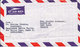 Bangladesh Air Mail Cover Sent To Denmark With A Lot Of Stamps On The Backside Of The Cover - Bangladesh