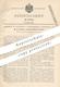 Original Patent - Friedrich W. Schneider , Eschersheim , Frankfurt / Main , 1901 , Moment - Drehschalter Mit Zeitmesser - Historische Dokumente