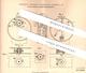 Original Patent - Friedrich W. Schneider , Eschersheim , Frankfurt / Main , 1901 , Moment - Drehschalter Mit Zeitmesser - Historische Dokumente