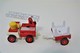 Kosto Toys,M.depose Firefighter Firetruck With Trailer , Made In France, 1980's *** 8 Cm (style Tonka) - Dinky