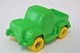 Vintage VINYL TOY CAR : Maker PLASTO  PICK UP TRUCK Made In Finland - Green Car  13.00cm - 19XX's - Rubber - Autres & Non Classés