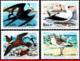 Ref. BR-2001-04 BRAZIL 1985 ANIMALS, FAUNA, WILDLIFE CONSERVATION,, BIRDS,ABROLHOS,MI# 2122-25,MNH 4V Sc# 2001-2004 - Sonstige & Ohne Zuordnung