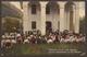 AUSTRIA / BOSNIA. 1910. POSTCARD OF MUSLIMS AT PRAYER OUTSIDE. BRCKO CANCEL. USED. - Bosnia And Herzegovina