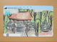 Japon Japan Free Front Bar, Balken Phonecard - 110-6144 / Dessin Drawing Zeichnung - Japon