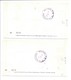 1960 ITALY OLYMPICS COMPLETE SET ON TWO CACHETED REGISTERED FDCs To CANADA With Receiving Cancels - Estate 1960: Roma