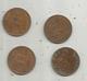 Monnaie , Grande Bretagne , One ,1 Penny , 1936 , 1963,1966 (2),  2 Scans, LOT DE 4 MONNAIES - Andere & Zonder Classificatie