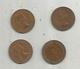 Monnaie , Grande Bretagne , One ,1 Penny , 1936 , 1963,1966 (2),  2 Scans, LOT DE 4 MONNAIES - Andere & Zonder Classificatie