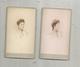 Photographie Nadar ,Paris ,  PORTRAIT DE FEMME , 2 Scans , LOT DE 2 PHOTOGRAPHIES ,frais Fr 1.85 E - Anonieme Personen