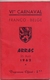 Programme VI° Carnaval Franco Belge - Arras 1962 + Pub Reclame - Programmes