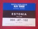 POSTAL POST CARD QSL RADIOAFICIONADOS RADIO AMATEUR GRUPPO ALFA TANGO ITALIA ESTONIA TALLINN ESTONIE EESTI FLAG BANDERA - Otros & Sin Clasificación