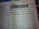 Delcampe - JOURNAL  "CARREFOUR"  4 AOUT 1948 CACHET MAIRIE DE  MEYRIGNAC L'EGLISE - Autres & Non Classés