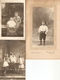 Lot De 6 Photographies +3 Cartes-photos + 3 Cdv De Marc Carcy, Toulouse, Capvern, Tarbes, Landau, Communion, 1908-1918 - Personnes Identifiées