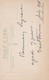SILHOUETTE Découpée Profil De Jeune Femme à Chapeau - Edit HANDRUP 290, Oxford St. LONDRES 1918 - Silhouetkaarten