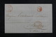 FRANCE - Cachet D'entrée " SUISSE / FERNEX " Sur Lettre De Genève Pour Belley En 1850 - L 38589 - Marques D'entrées