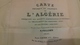 Carte De L'Algérie (physique Et Politique).par A. VUILLEMIN.1856.(col1c) - Mapas Geográficas