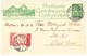 1924 10 Rp. Ganzsachenkarte Mit UPU  Zusatzfrankatur Aus Schaffhausen Nach Bad Ems - Interi Postali