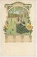 FEMMES - Jolie Carte Fantaisie Femme ART NOUVEAU - Les Saisons : PRINTEMPS - Signée ELISABETH SONREL (carte Précurseur) - Autres & Non Classés