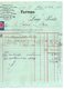 1916 ITALY, TRIESTE,  COMPANY INVOICE, FATTURA, LUIGI PERITZ, MARINE GOODS SUPPLIER, 1 IMPRINTED FISKAL STAMP - Revenue Stamps