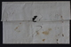 USA Letter Philadelphia - New York - Paris France  PAID In Blue Outremer Par Le Havre 1842 - …-1845 Préphilatélie