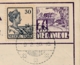 Nederlands Indië - 1936 - 7,5 Cent Karbouw, Postblad G3b + 30 Cent Met Speciale Vlucht Balikpapan-Soerabaja Naar Haarlem - Nederlands-Indië