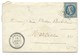 N°29 BLEU NAPOLEON SUR LETTRE / SIMORRE GERS POUR MARCIAC 1868 INDICE 9 - 1849-1876: Période Classique