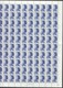 964) N°2240 En Feuille De 100 Dont N°2240a Double Frappe - Fogli Completi