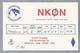 US.- QSL KAART. CARD. NKON. NKØN. ORVILLE DUECKER, WATERLOO, IOWA. BLACKHAWK COUNTY. U.S.A. - Radio-amateur