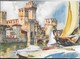 ALDO RAIMONDI - SIRMIONE  - IL CASTELLO - VIAGGIATA 1965 - Pittura & Quadri