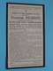 DP Victorine DECRIDTS ( De Vliegher ) Melden 2 Sept 1854 - 8 Sept 1922 ( Zie / Voir Photo ) ! - Overlijden