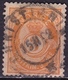 Norway 1882-1885 POSTFRIM 3 Ore Orange Michel 35 - Gebruikt