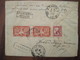 INDOCHINE 1951 France Indo Chine Lettre Enveloppe Cover Colonie Retour Envoyeur Inconnu Parti Sans Laisser Adresse RARE - Lettres & Documents