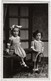 CARTE PHOTO PETITES FILLES CERCEAU PHOTO SCHUMACHER BASTOGNE - Bastogne