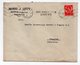 1937 YUGOSLAVIA, MACEDONIA, SKOPJE TO BELGRADE, SERBIA, MORIC J. LEVY, COMPANY LETTERHEAD COVER - Covers & Documents