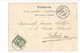 23177 -  Paysage De Premier Attelage De Boeufs Char De Foin + Cachet Vallorbe 1902 - Premier