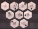 Pays-Bas - 1877/1903 - Timbres Télégraphes N° 1, 2, 3, 5, 6, 8, 9, 10 Et 11 - Oblitérés (sauf N° 1 Neuf *) - Cote 247 - Telegraphenmarken