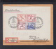 Dt. Reich Olympia 1936 Block Auf R-Brief - Storia Postale