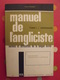 Manuel De L'angliscite. Normes Et Difficultés De La Langue écrite. Tome 1, Grammaire. Patrick Rafroidi. OCDL 1973 - 18+ Years Old