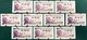 MACAU ATM LABELS, ZODIAC NEW YEAR OF THE MONKEY ISSUE COMPLETE SET NAGLER 104 ALL FINE UM MINT - Distributeurs