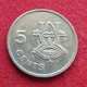 Solomon Islands 5 Cents 1988 KM# 26  Salomon Salomão - Salomon