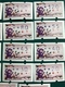 MACAU ATM LABELS, ZODIAC NEW YEAR OF THE MONKEY ISSUE COMPLETE SET KLUSSENDORF - Distributeurs