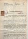 1920.YUGOSLAVIA,CROATIA,SPLIT,JOB APPLICATION LETTER FOR A FOREIGN OFFICE POST,AUSTRIAN REVENUE STAMP FOR BOSNIA,3 KRUNE - Historical Documents