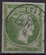 GREECE 1861 Large Hermes Head Fine Provisional Athens Prints 5 L Green Vl. 16 - Usati
