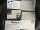 GB Selection Of 6 Official Telephone And Telex Reply Paid Cards - Entiers Postaux