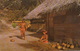 Tahiti Vie Quotidienne  Vahiné Et Homme Nu Transport Fruits  Timbrée Fidji  Suva 1971 - Frans-Polynesië