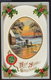 JOYEUX NOEL WEIHNACHTEN CHRISTMAS EMBOSSED Bonne Annee Prosit Neujahr Happy New Year OLD POSTCARD (see Sales Conditions) - Nouvel An