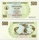 Zimbabwe - 5 Banknotes - 20 + 50 + 500 Dollars (2006) And 5 + 100 Dollars (2009) - Zimbabwe