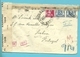 426+528 Op Brief Met Stempel UCCLE  Naar Lisboa (Portugal) Met Duitse En Engelse Censuur - Guerre 40-45 (Lettres & Documents)