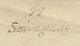 MP GAILLAC SUR TARN POUR GAILLAC / TAXE  / 1851 / CURSIVE SALVAGNAC INDICE 13  / MONTDURAUSSE - 1849-1876: Classic Period