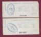 150819B - 2 BILLET LOTERIE NATIONALE 1941 100 FRANCS 3ème 4ème TR - Hiver Neige Froid - Billetes De Lotería